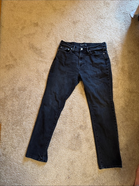 Abercrombie & Fitch Other - Abercrombie & fitch Black men’s athletic Straight Jeans